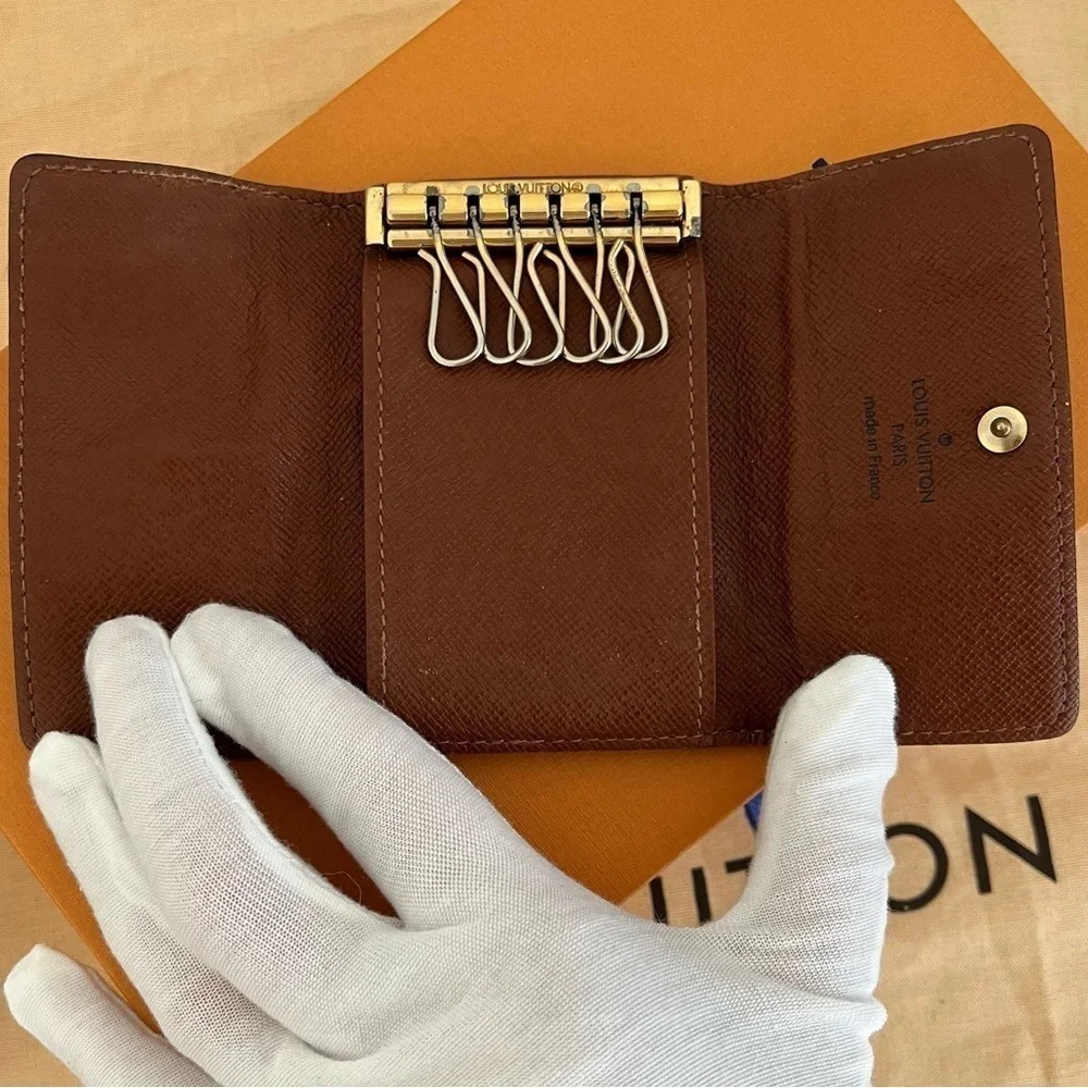 Louis Vuitton Monogram 6 Ring Key Case Circa 2008